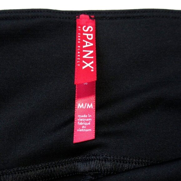 NWT SPANX 20185R Faux Leather Camo Leggings in Matte Black Camo M - Picture 4 of 5